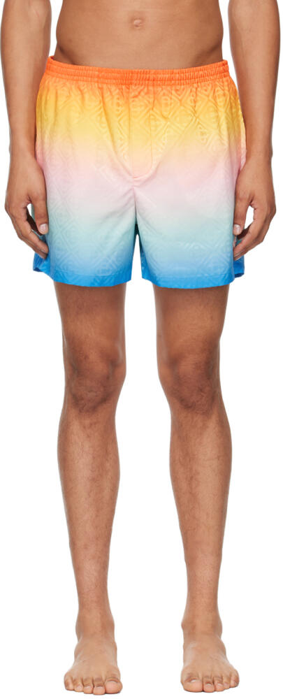 Casablanca Multicolor Gradient Swim Shorts Cover