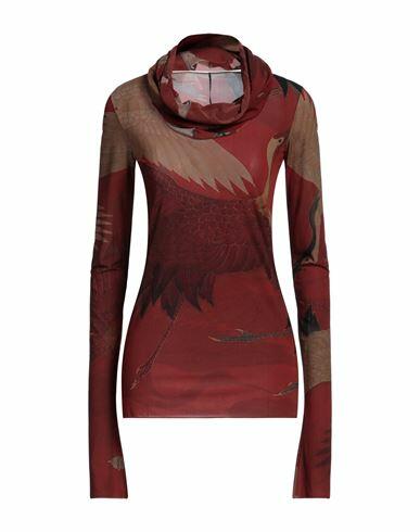 Masnada Woman T-shirt Burgundy Polyamide, Elastane Cover