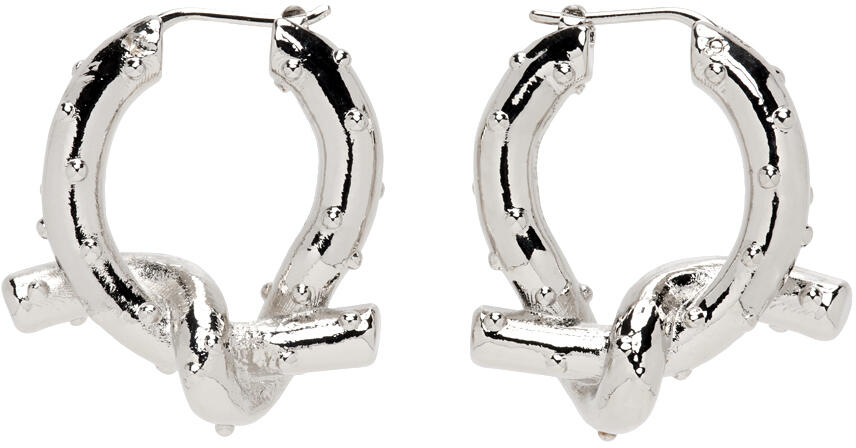 Acne Studios Silver Knot Earrings Cover