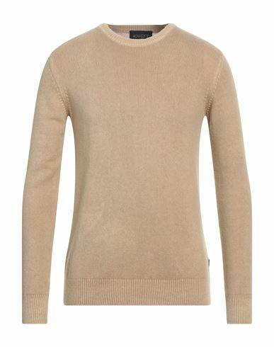 40weft Man Sweater Beige Wool, Polyamide Cover