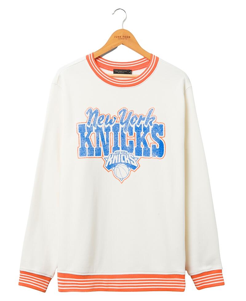 Junk Food Clothing Knicks Fade Away Crew Sweatshirt Cover