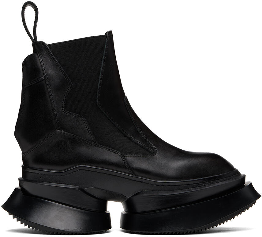 Julius Black Side-Gore Shell Chelsea Boots Cover