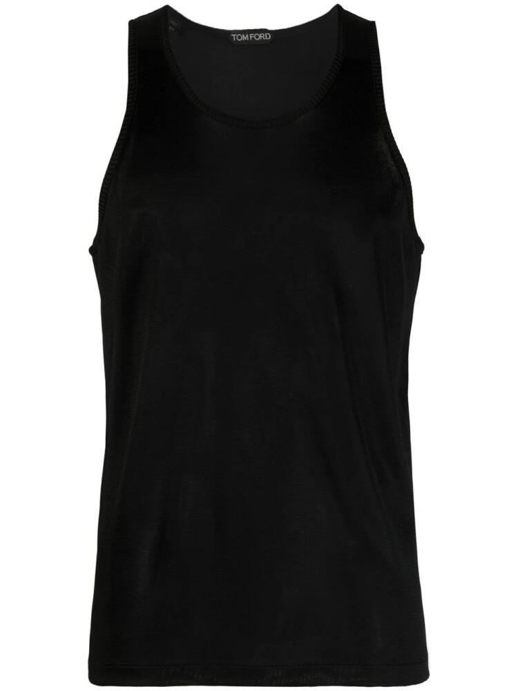 TOM FORD sleeveless jersey vest - Black Cover