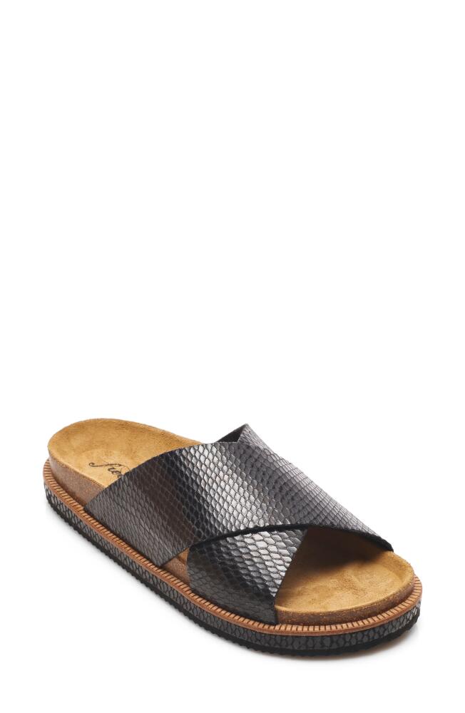 Free People Sidelines Slide Sandal in Black Cover