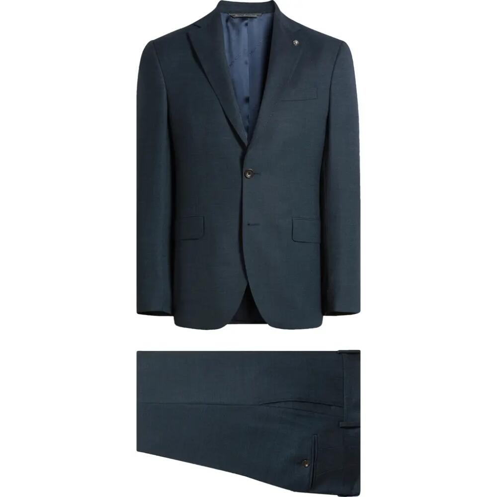 Jack Victor Dean Soft Constructed Dark Teal Wool Suit Cover