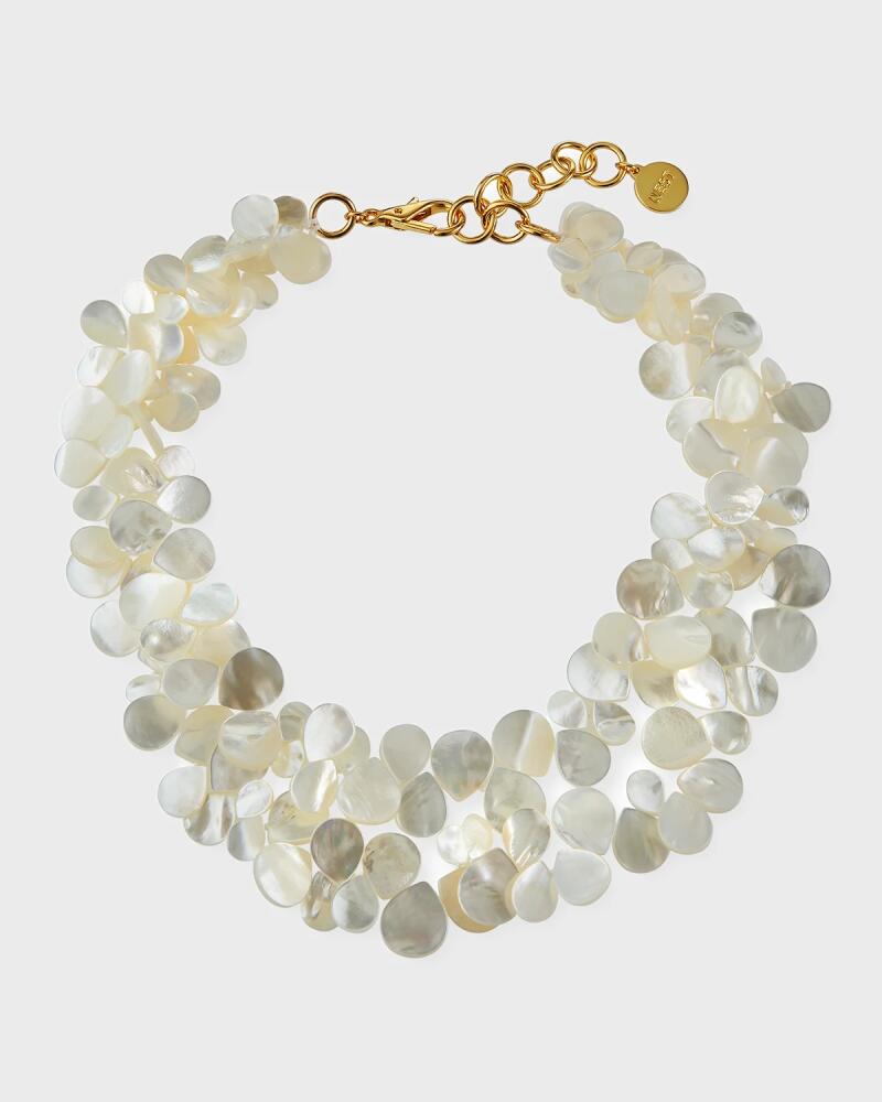 NEST Jewelry Mother-of-Pearl Cluster Necklace Cover