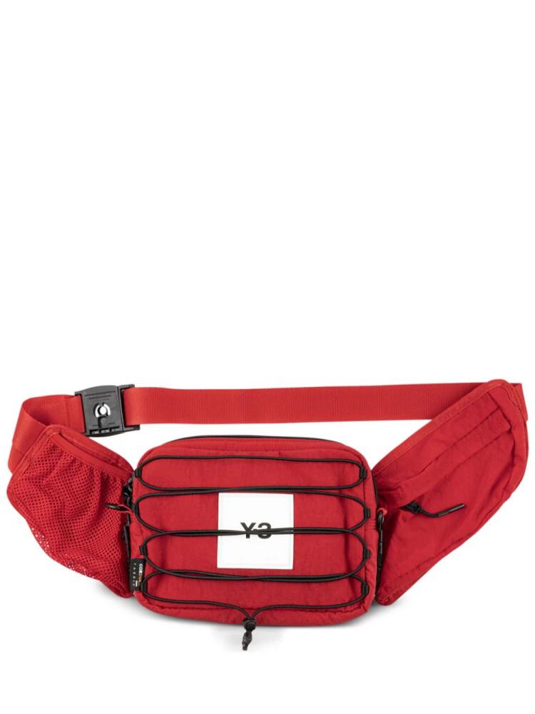 Y-3 logo-appliqué sling bag - Red Cover