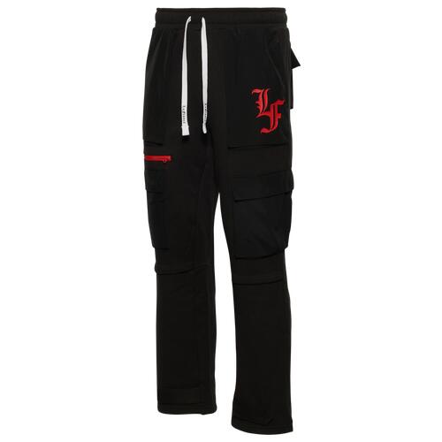 PUMA Hoops X LaFrance Holiday Cargo Pants - Mens Red/Black Cover