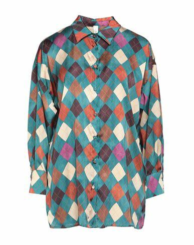 Souvenir Woman Shirt Deep jade Polyester Cover