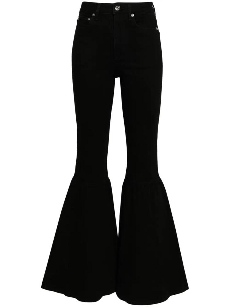 Maje high-rise flared jeans - Black Cover