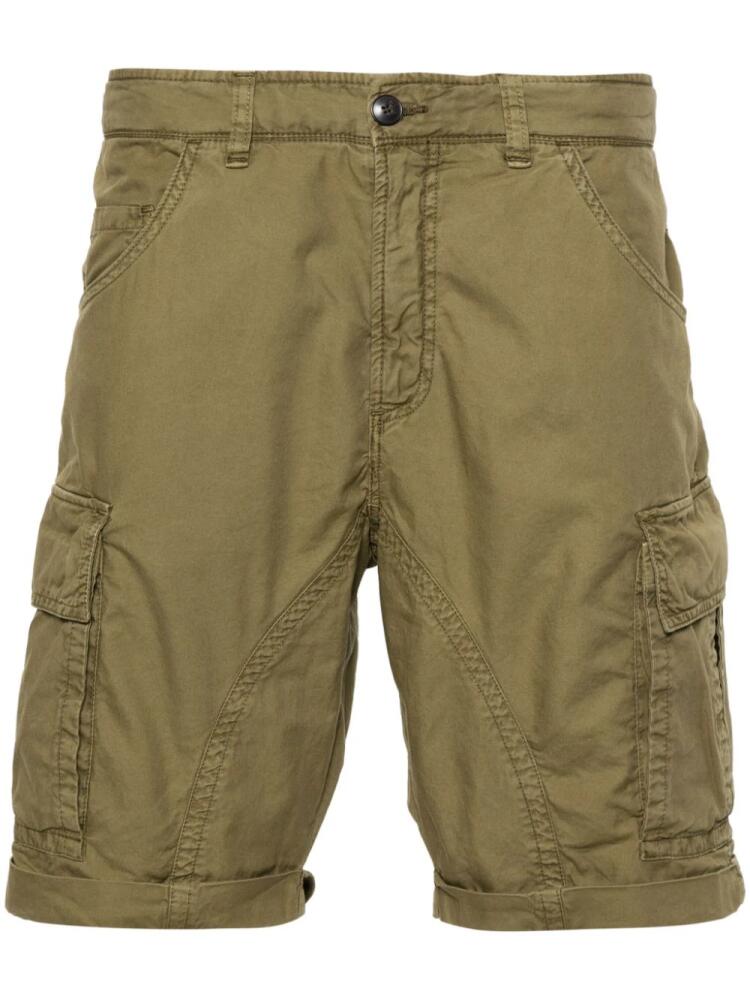 Myths twill cotton cargo shorts - Green Cover