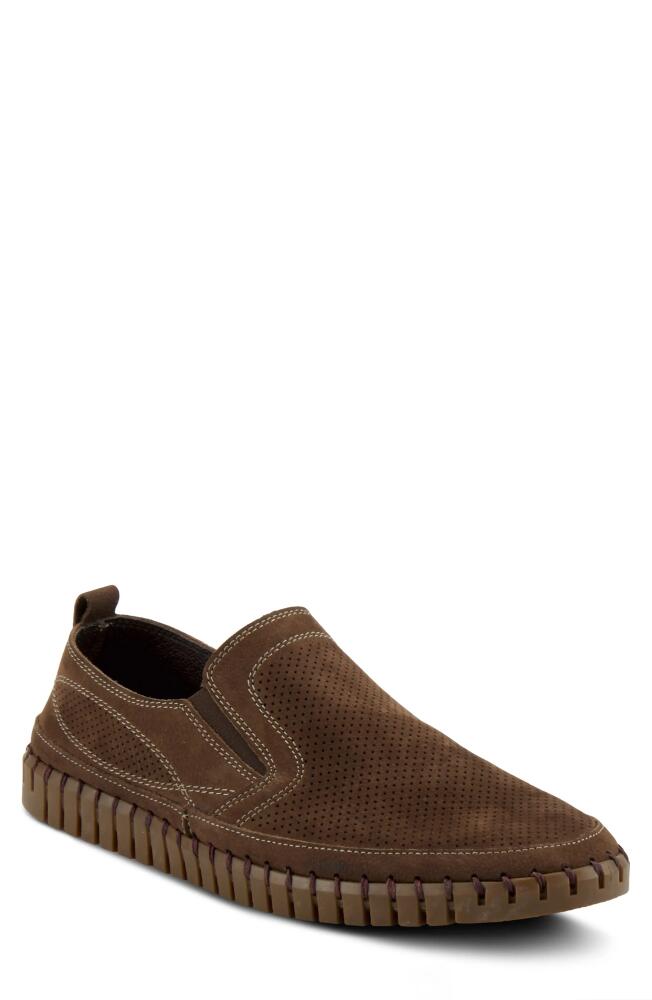 Spring Step Mateo Slip-On Sneaker in Brown Nubuck Cover