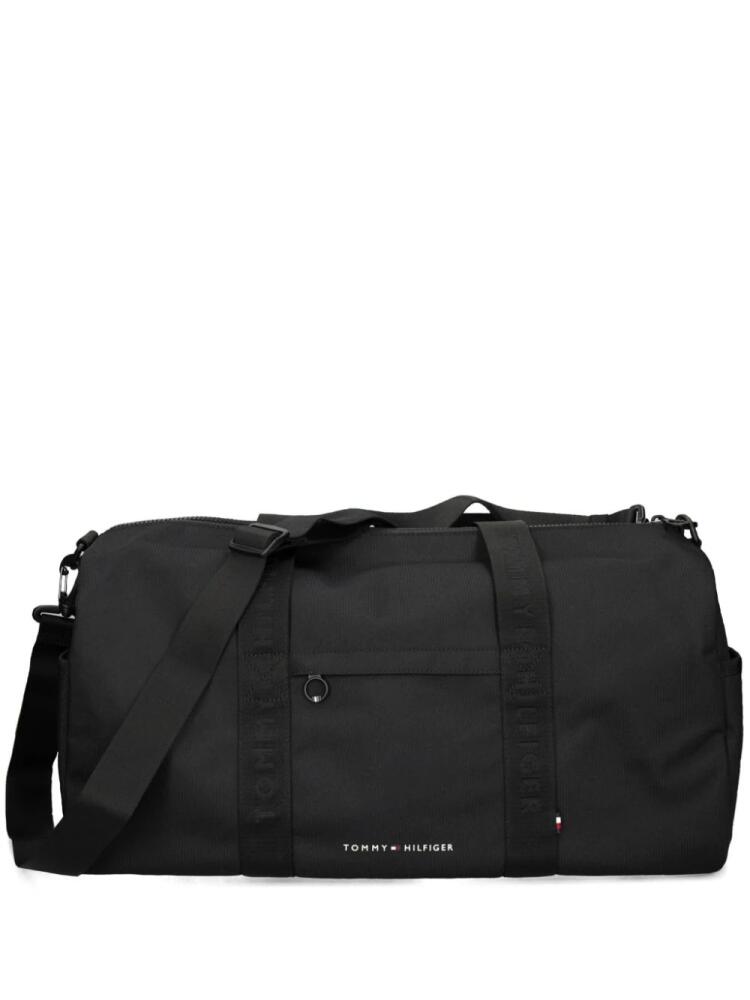 Tommy Hilfiger logo-strap duffle bag - Black Cover