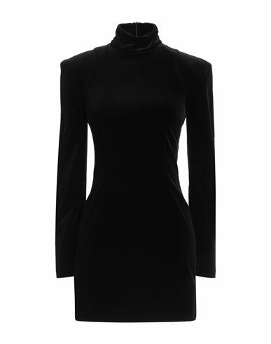 Patou Woman Mini dress Black Cotton, Viscose, Elastane Cover