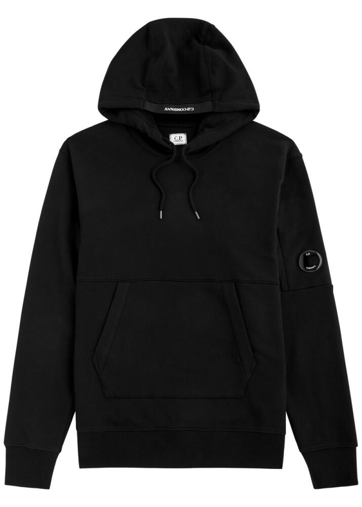 C.P. Company Diagonal Raised Hooded Cotton Sweatshirt - Black Cover