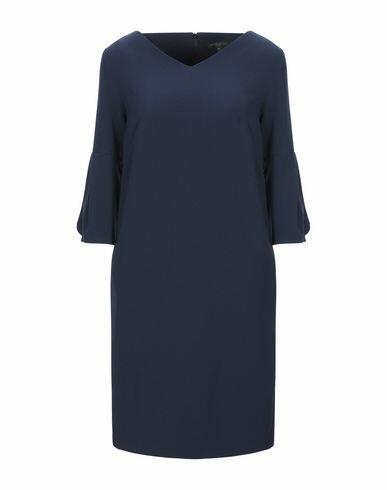 Antonelli Woman Mini dress Midnight blue Polyester, Elastane Cover