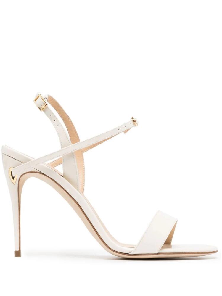 Jennifer Chamandi Tommaso 105mm heeled sandals - White Cover