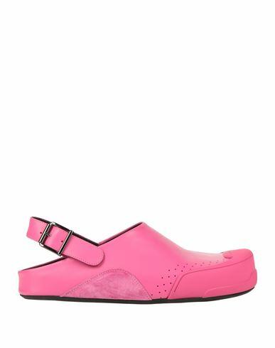 Marni Man Mules & Clogs Magenta Soft Leather Cover