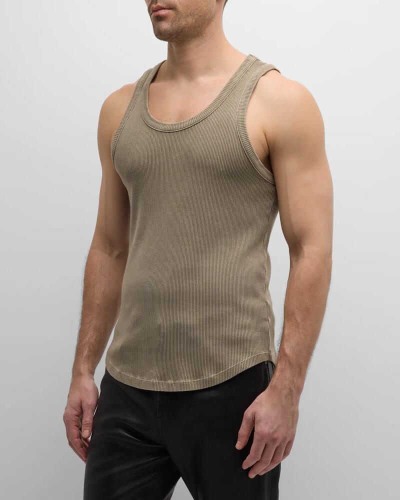 AGOLDE Men's Morris Ribbed Tank Top Cover