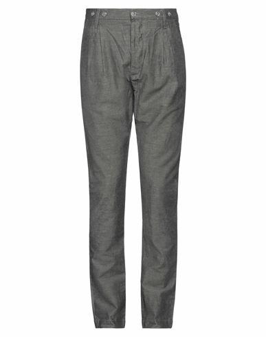 Novemb3r Man Pants Steel grey Cotton, Linen Cover