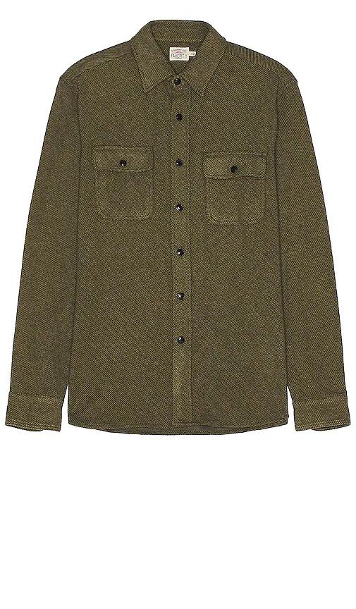 Faherty Legend Sweater Shirt in Green Cover