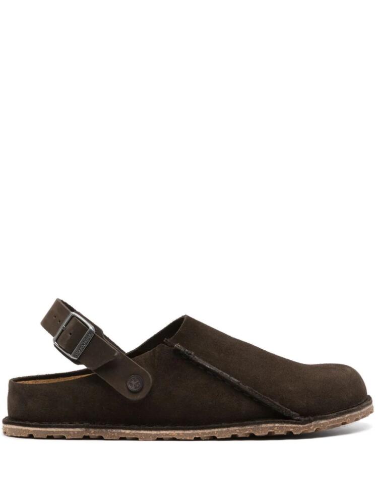 Birkenstock Lutry Premium suede slippers - Brown Cover