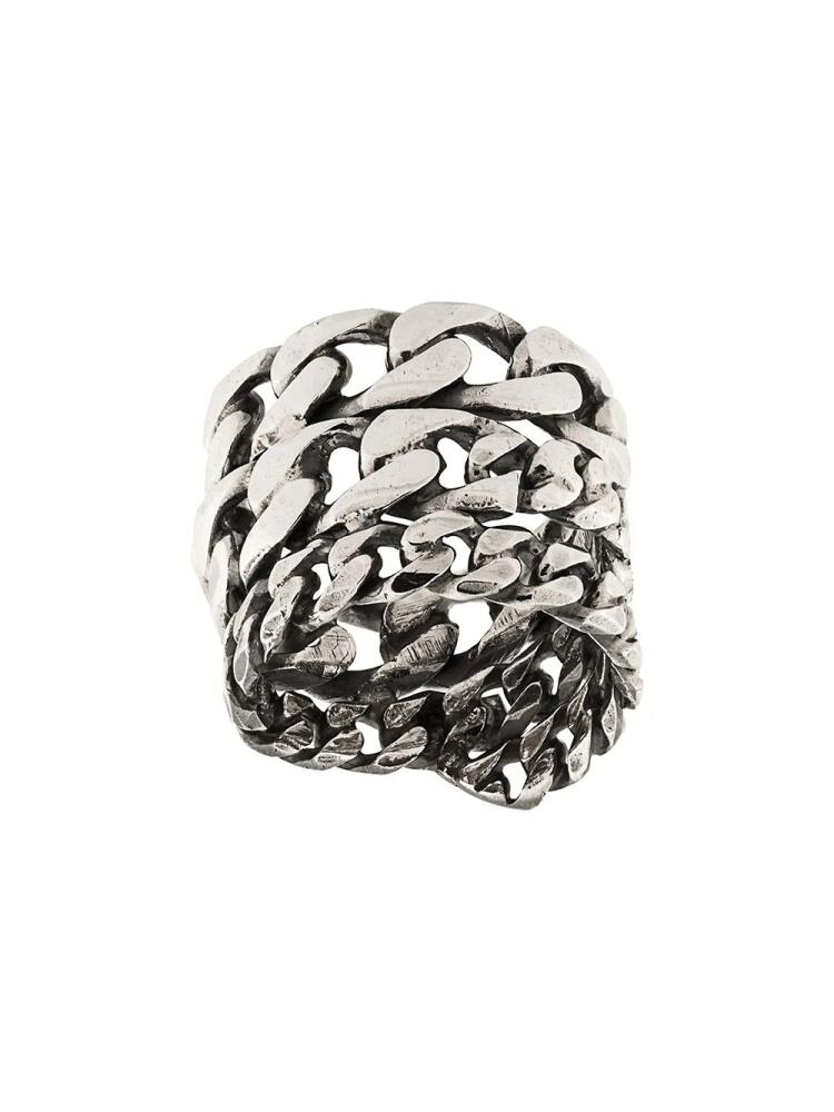 Emanuele Bicocchi stacked cable chain ring - Silver Cover