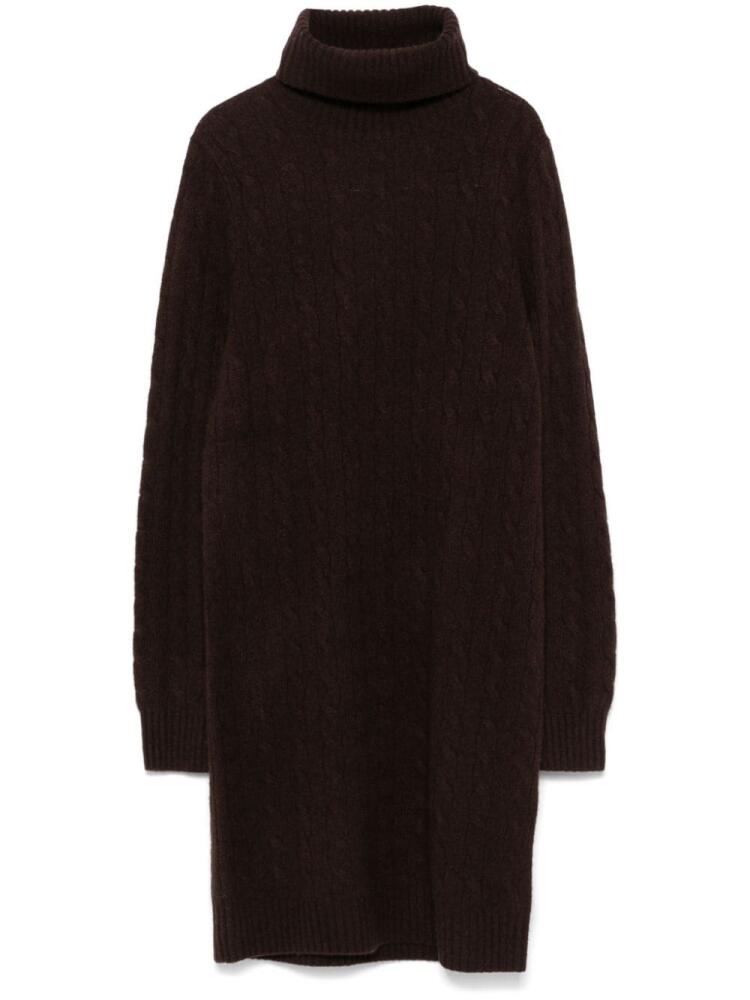 Polo Ralph Lauren cable-knit mini dress - Brown Cover