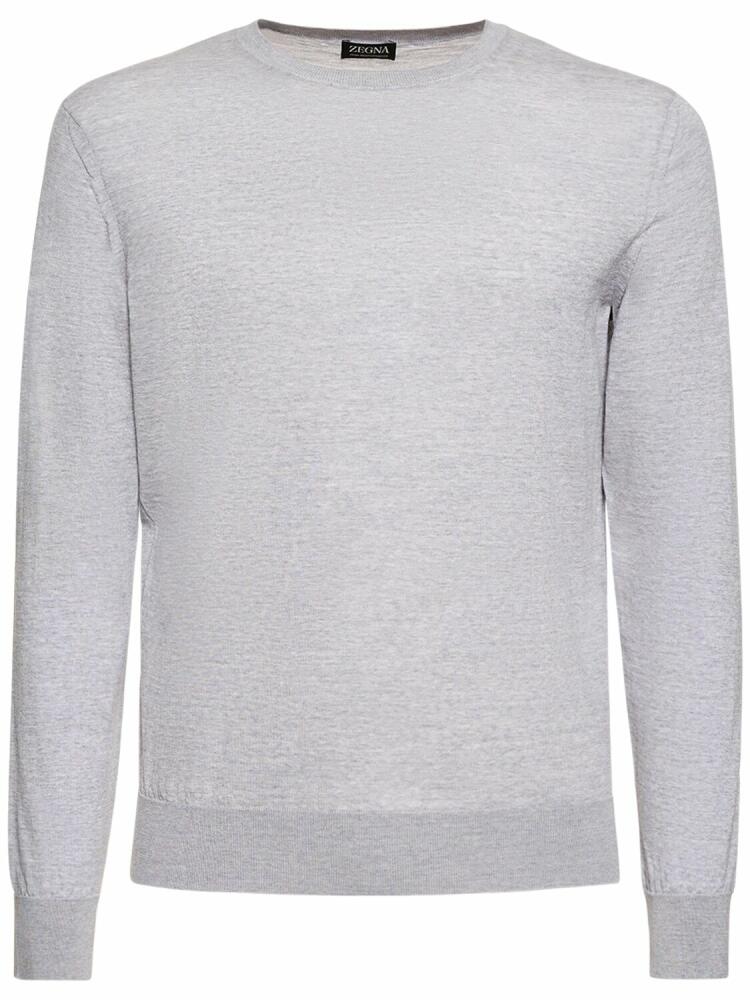 ZEGNA High Performance Wool Crewneck Sweater Cover