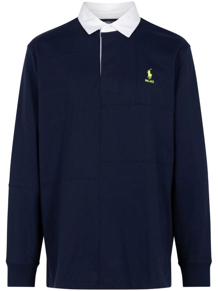 Palace x Polo Ralph Lauren Pieced rugby shirt - Blue Cover