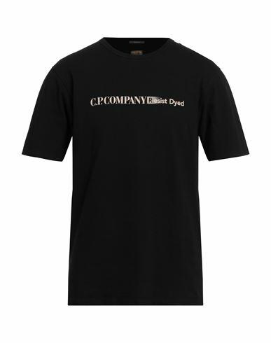 C. p. Company Man T-shirt Black Cotton Cover