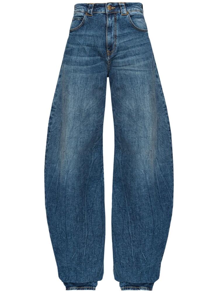 PINKO mid-rise tapered jeans - Blue Cover