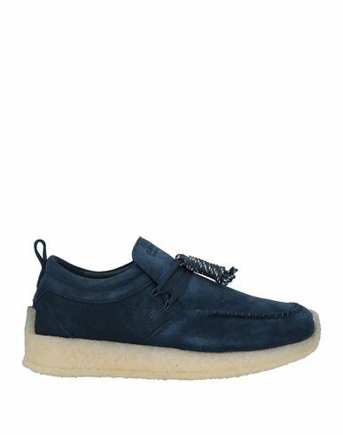 Clarks Man Lace-up shoes Navy blue Leather Cover