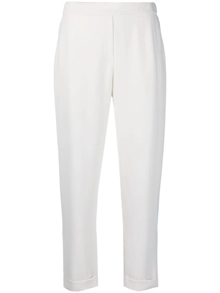 P.A.R.O.S.H. Pany cropped trousers - White Cover