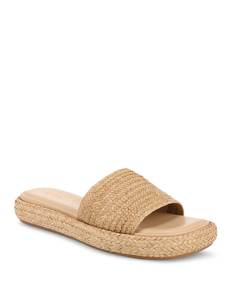 Vince Women's Eva Raffia Slide Sandals Cover