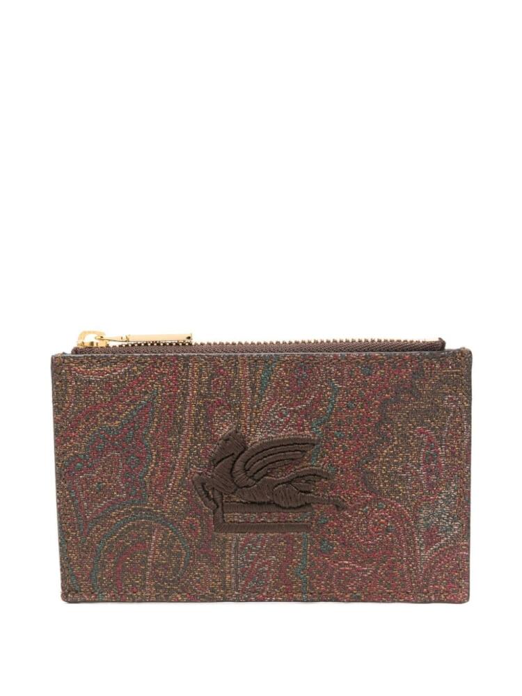 ETRO Paisley-print cardholder - Brown Cover