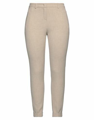 Seductive Woman Pants Beige Polyester, Viscose, Cotton, Elastane Cover