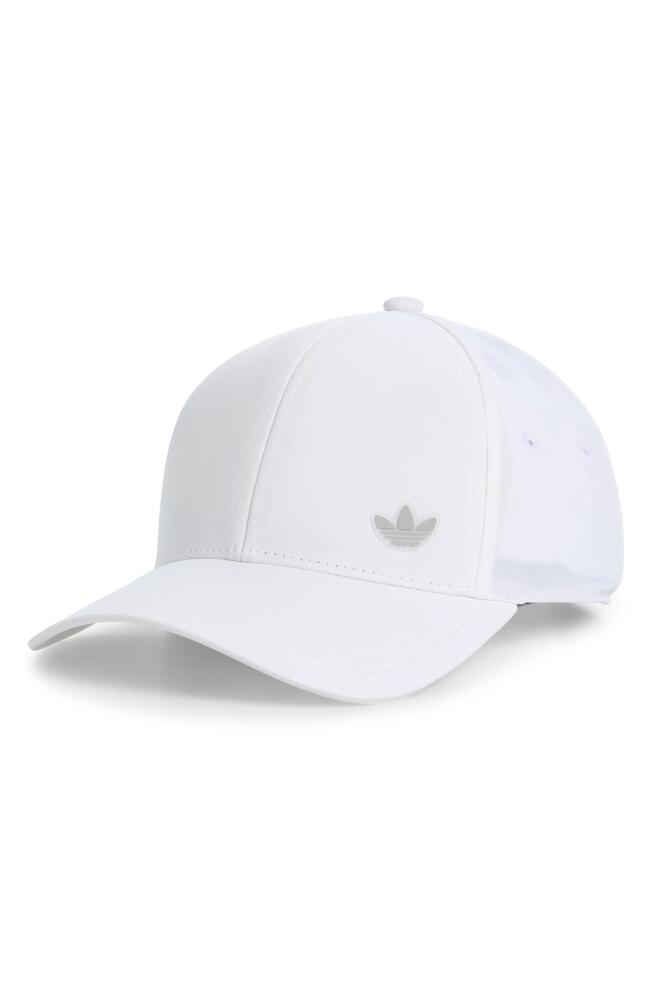 adidas Luna Structured Strap Back Hat in White/Stone Grey Cover