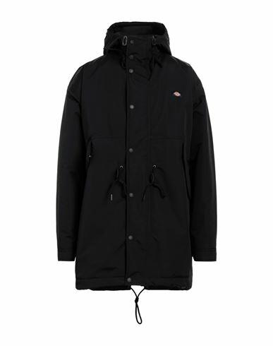 Dickies Man Overcoat & Trench Coat Black Polyacrylic Cover