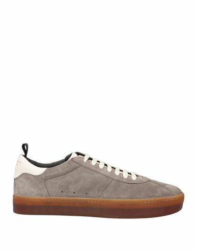 Officine Creative Italia Man Sneakers Grey Soft Leather Cover