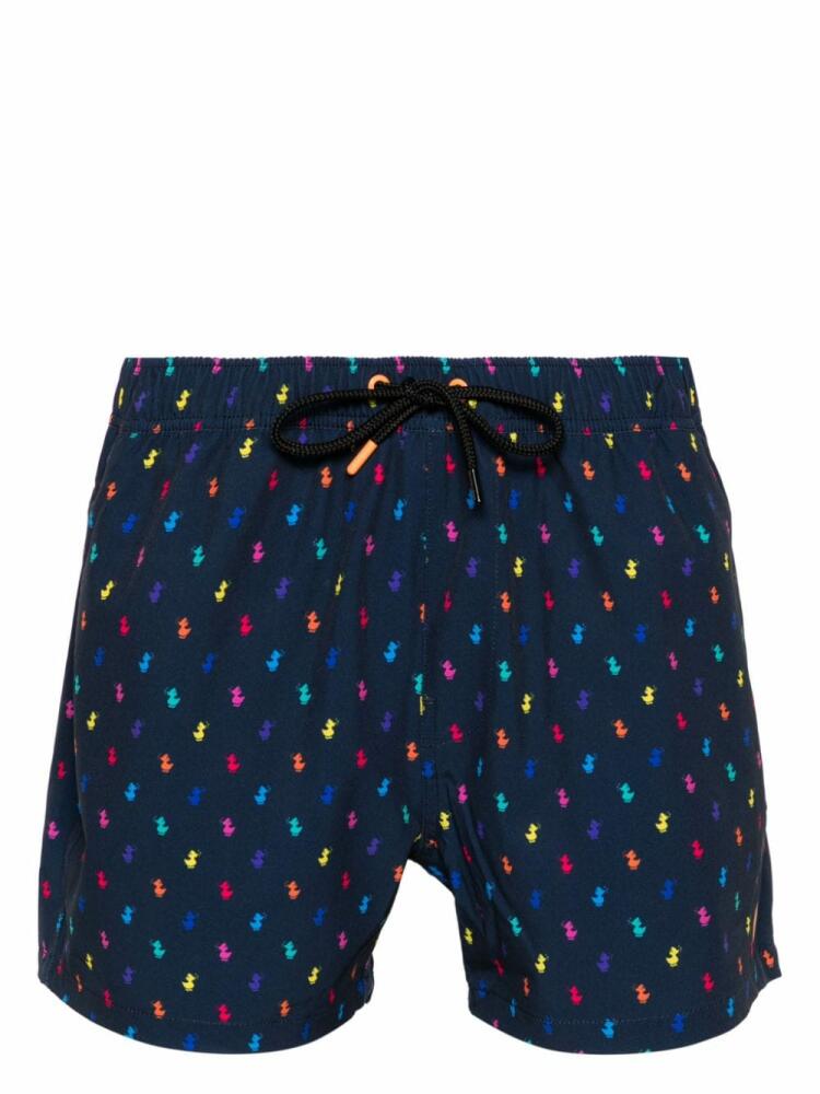 Save The Duck Ademir rainbow-ducks swim shorts - Blue Cover