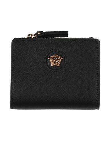 Versace Man Wallet Black Soft Leather Cover