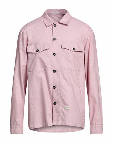 Officina 36 Man Shirt Pink Cotton Cover