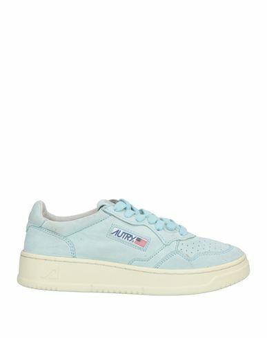 Autry Woman Sneakers Sky blue Soft Leather Cover