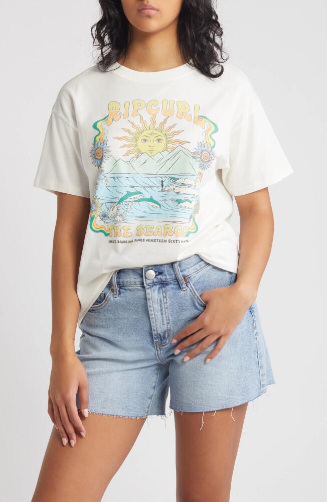 Rip Curl Wave Dancer Relaxed Graphic T-Shirt in Bone Cover