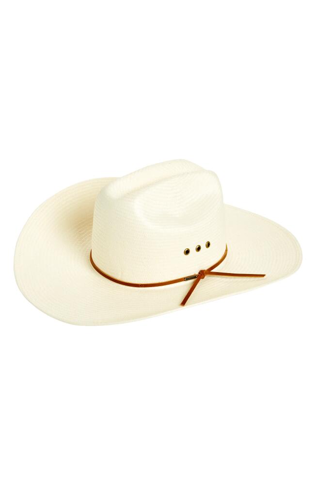 Brixton El Paso Straw Cowboy Hat in Off White Cover