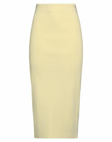 Fabiana Filippi Woman Midi skirt Light yellow Viscose, Polyester Cover