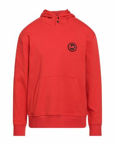 Michael Kors Mens Man Sweatshirt Red Cotton, Polyester Cover