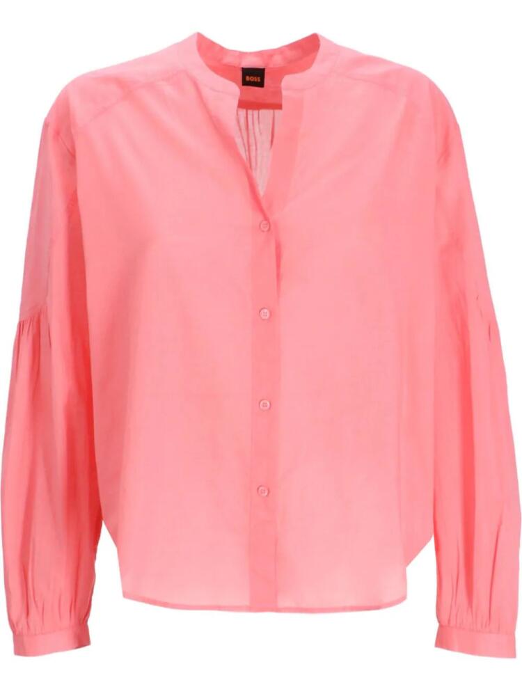 BOSS cotton shirt - Pink Cover