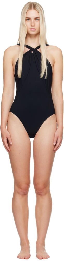 ZIMMERMANN Black Ottie One-Piece Swimsuit Cover